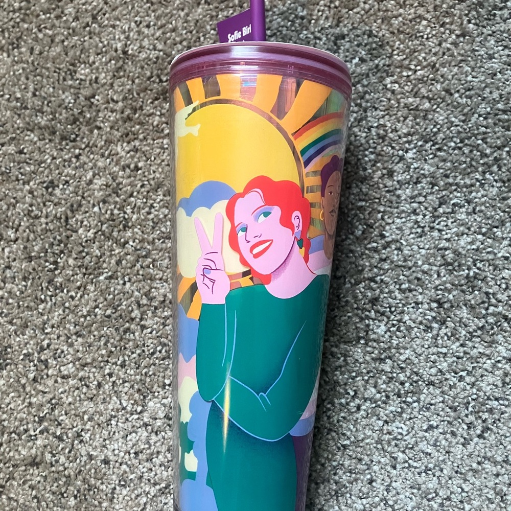 NWT Starbucks 24oz Sofie Birkin Pride Tumbler